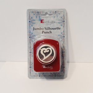 Emagination Jumbo Heart Punch Abstract Valentine Love